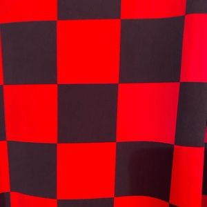 Red and black ZENANA size small sleeveless shirt